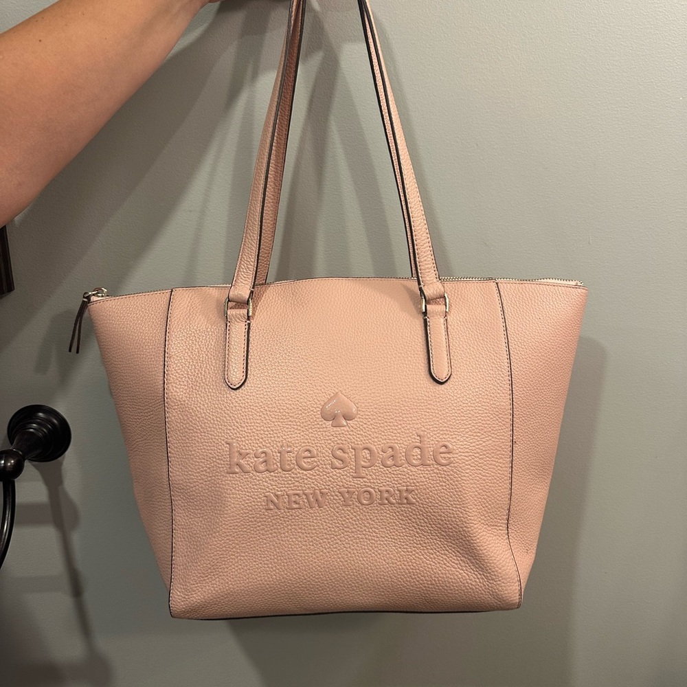Kate Spade Pink Pebbled Leather Tote